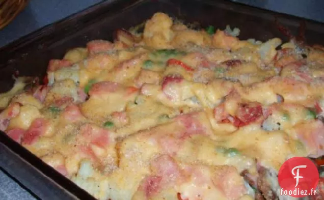 Casserole de Jambon et Chou-Fleur