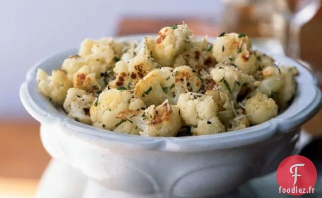 Chou-fleur Rôti aux Herbes Fraîches et au Parmesan