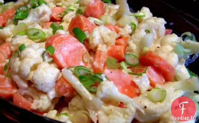 Salade de Chou-Fleur et Carottes aux Épices Africaines