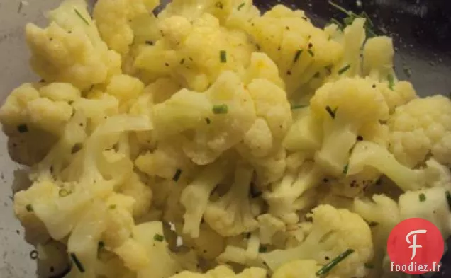 Chou-Fleur à la Ciboulette et au Citron