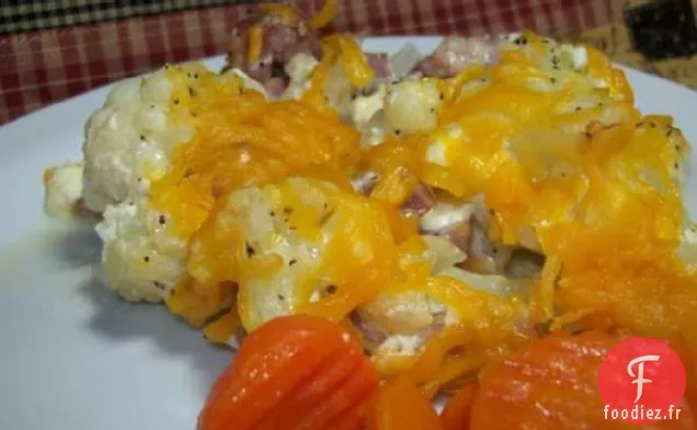 Chou-Fleur Au Four Avec Jambon