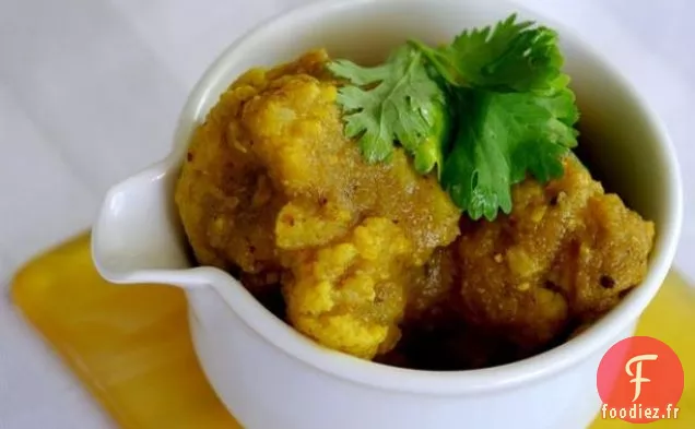 Curry de Chou-Fleur à la Noix de Coco