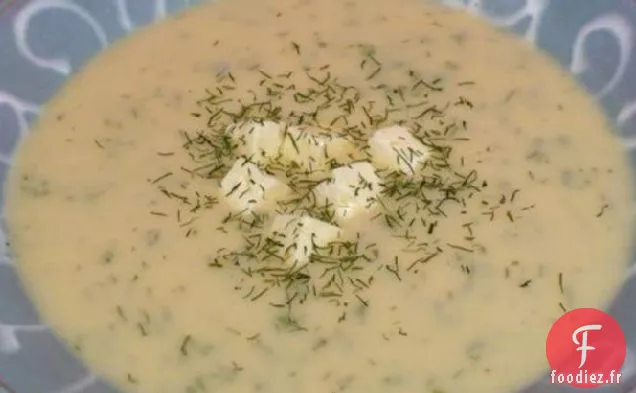 Soupe Crémeuse De Chou-Fleur À La Feta