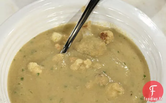 Soupe de Chou-Fleur Rôti Au Curry