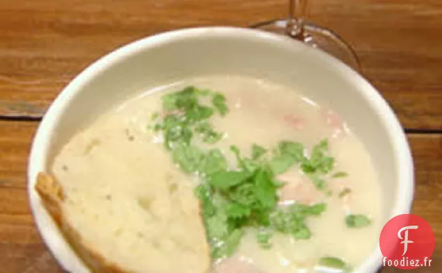 Soupe de Chou-Fleur et Jambon du Sud-Ouest