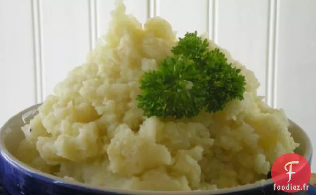 Purée de Pommes de Terre à l'Ail Rôtie et Chou-Fleur