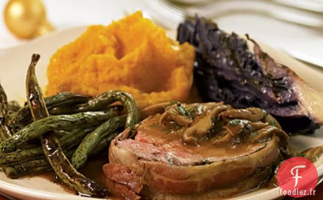 Chou Rouge Grillé à la Crème d'Ail