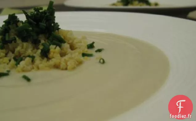 Soupe Crémeuse Végétalienne Au Chou-Fleur