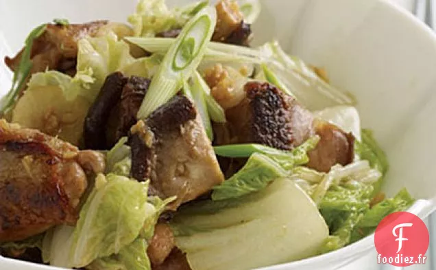 Poulet au Miso-Gingembre et Chou