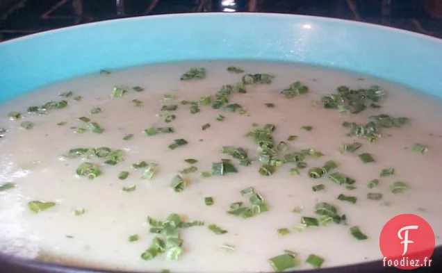 Chou-Fleur Avec Sauce Au Fromage Rapide