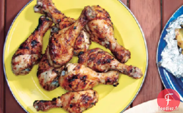 Pilons de Poulet au Citron et à l'Origan Grillés