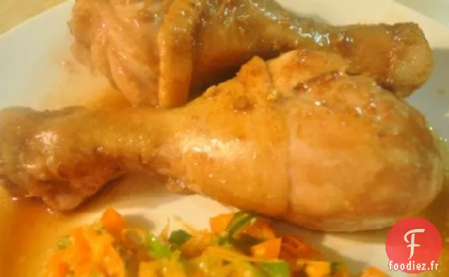 Pilons de Poulet au Vin de Gingembre