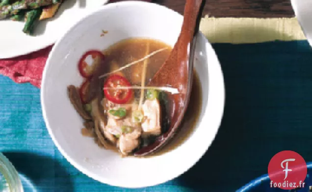 Soupe au Poulet et au Gingembre