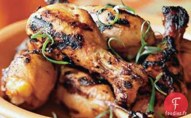 Cuisses De Poulet Grillées Marinées
