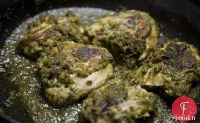 Poulet Indien épicé au Masala Vert