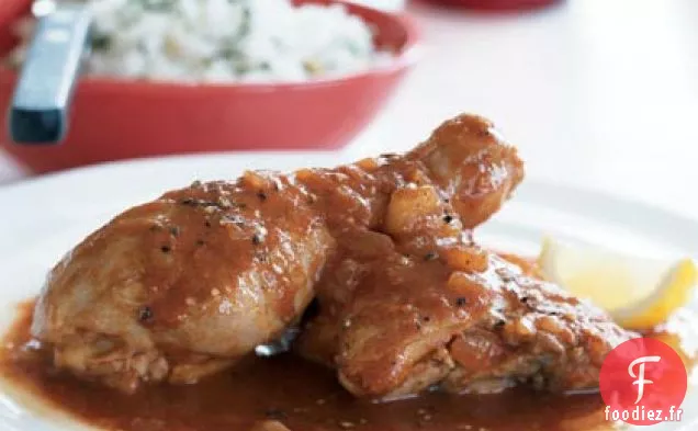 Poulet Africain à la Sauce Rouge Épicée