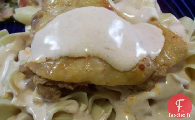 Paprikash De Poulet (Style Hongrois Je Pense)