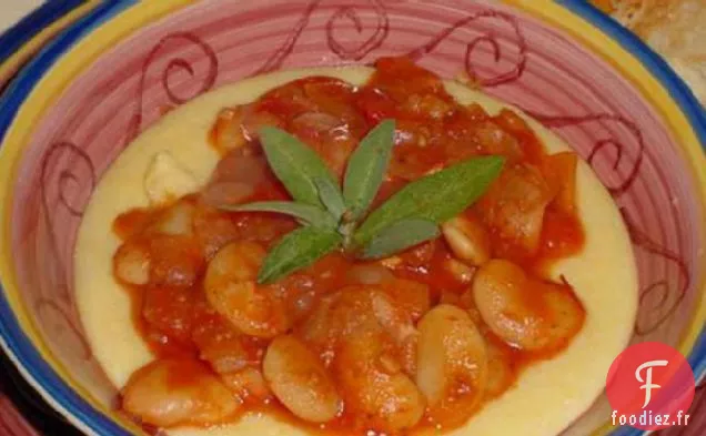 Doigts de Polenta Aux Haricots et Tomates
