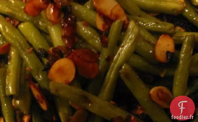 Haricots Verts aux Amandes Tamari