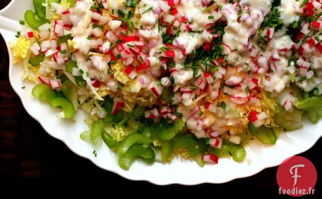 Salade De Chou Napa Avec Vinaigrette Au Babeurre