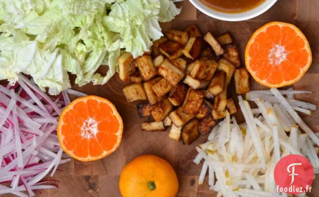 Salade De Chou Napa Et Tofu