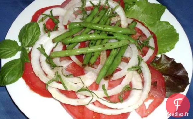 Haricots Verts / Salade de Haricots Verts, Tomates et Basilic