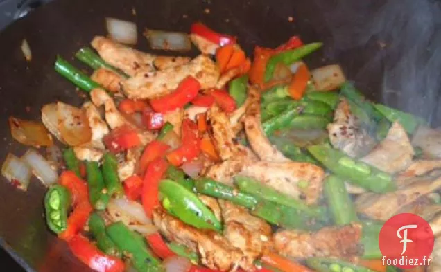 Sauté de Porc et Haricots Verts Aux Arachides