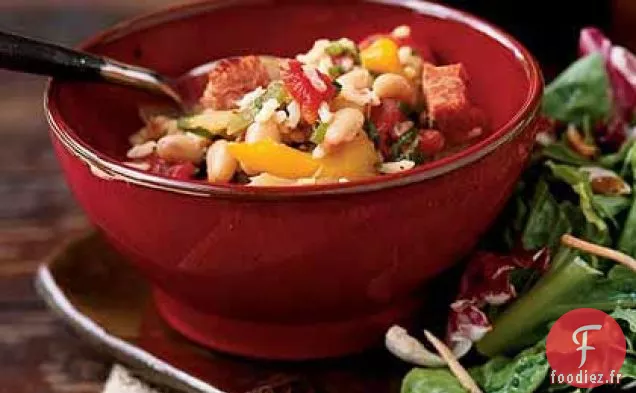 Riz Andouille et Haricots Blancs