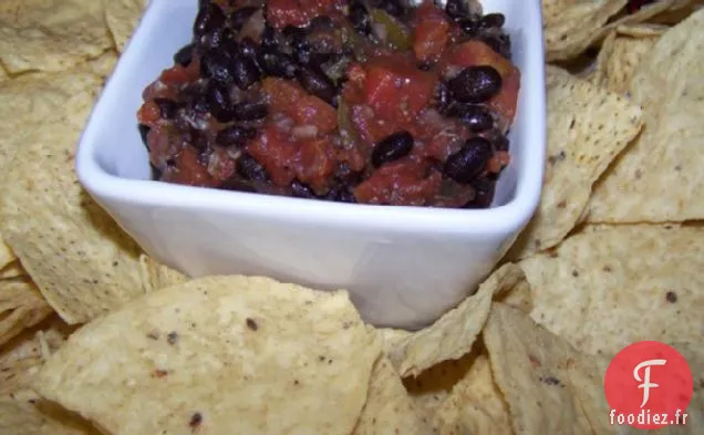 Salsa Facile aux Haricots Noirs