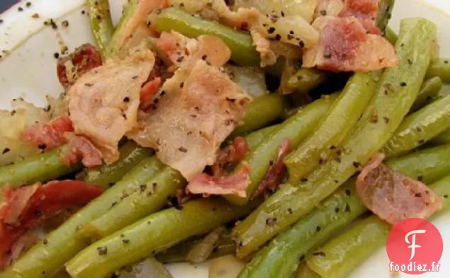 Salade de Haricots Verts Frais Et Chauds