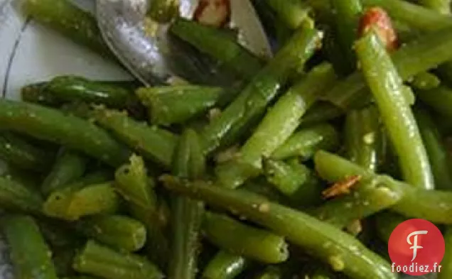 Haricots Verts Au Citron Et au Poivre