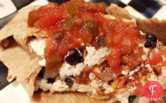 Burrito pour le petit-déjeuner Eat-Clean