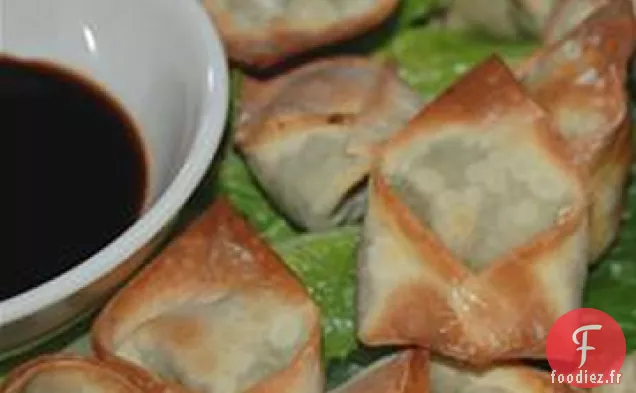 Wontons farcis à l'Edamame