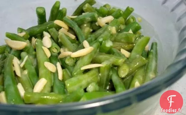 Triangles de Tofu Laqués Aux Haricots Verts et Noix de Cajou