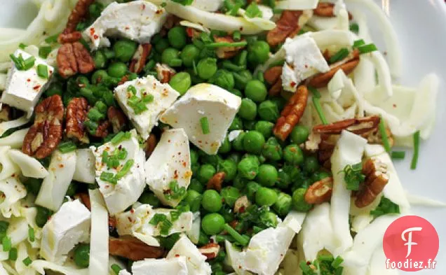 Chou Blanc, Pois Et Fromage De Chèvre
