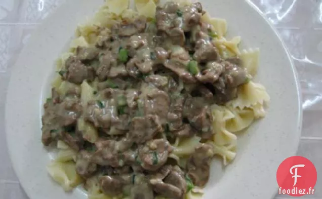 Seitan et Champignons Stroganoff (Végétalien)