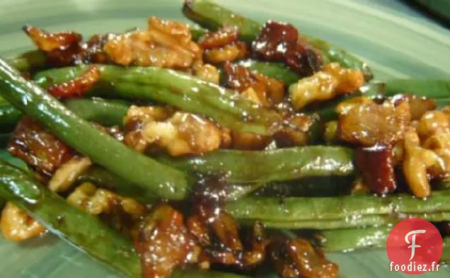 Haricots Verts Bacon-Noix