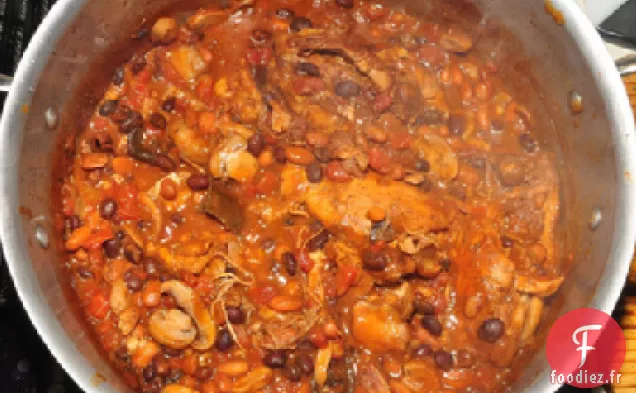 Poulet à la Mijoteuse et Chili aux Haricots