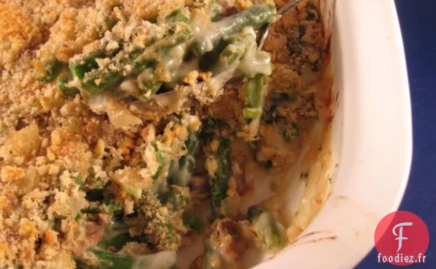 Casserole de Haricots Verts Frais et Champignons