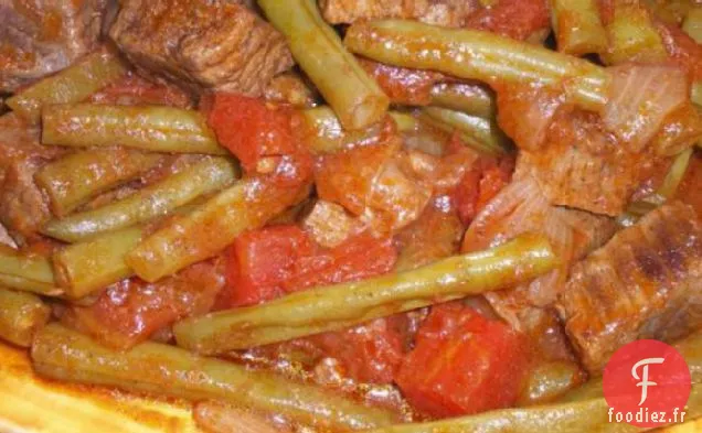 Haricots Verts Arabes Au Bœuf