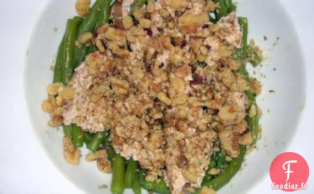 Fromage de Chèvre Mariné et Noix Et Haricots Verts