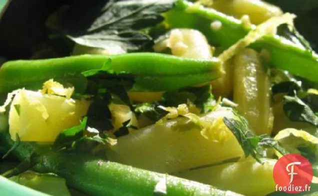 Salade de Ficelle d'Ail / Haricots Verts