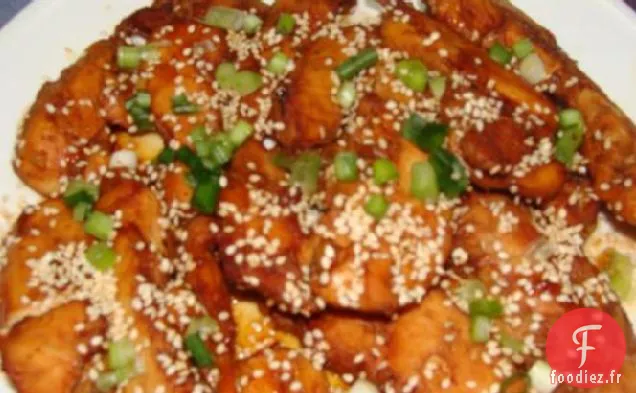 Tender de Poulet au Sésame Collant