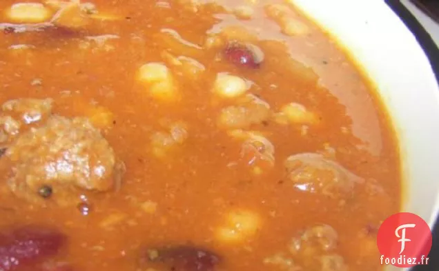 Soupe de Haricots Hamburger