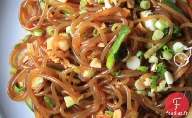 Vermicelles à l'Huile de Chili, Sauce Soja et Vinaigre