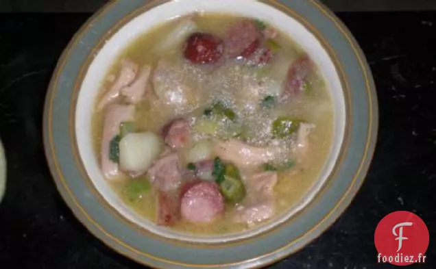 Poulet Cuit À La Saucisse D'Andouille