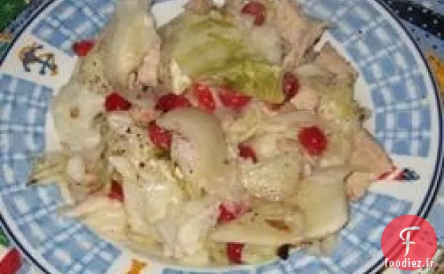 Chou festonné au Fenouil et aux Canneberges