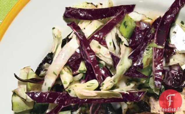Salade De Chou Rouge Et Vert Grillée