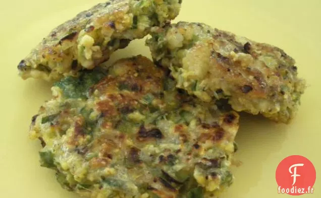 Gombo Frit Avec Enrobage De Parmesan Croustillant