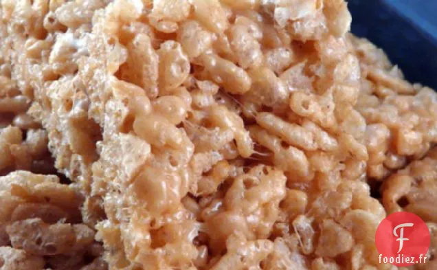 Barres de Riz Krispies au Beurre d'Arachide à Faible Teneur en Matières grasses